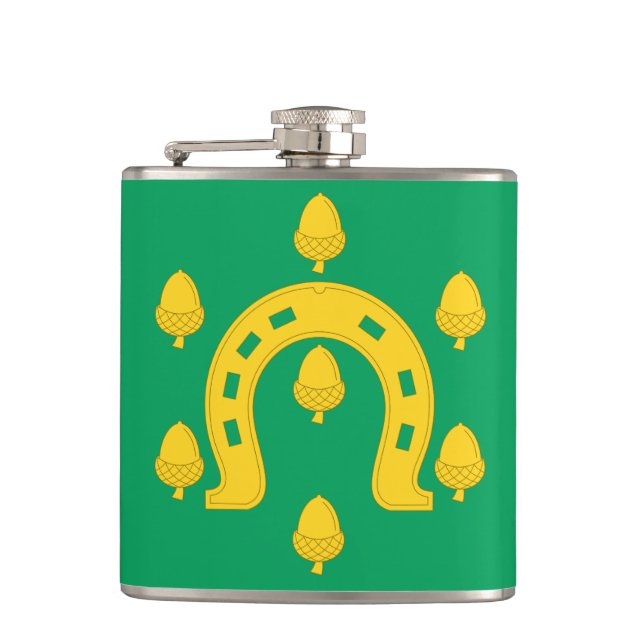 Cantil Bandeira do Rutland Hip Flask (Frente)