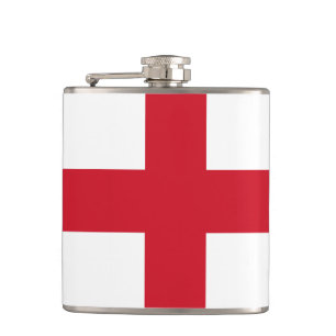 Cantil Bandeira do Vinyl Wrapped Flask, Inglaterra