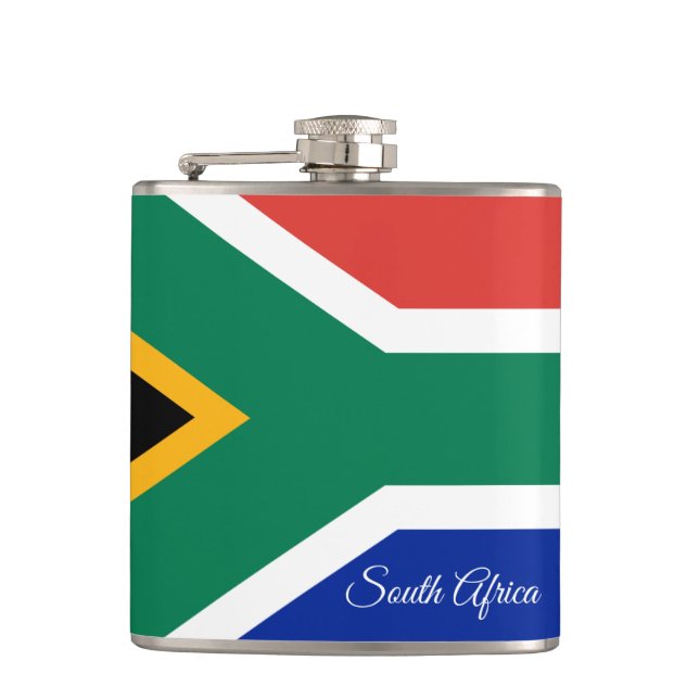 Cantil Bandeira e viagem sul-africano/fã desportivo (Frente)