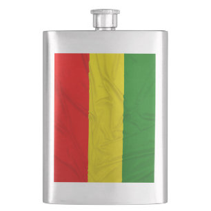 Cantil Bandeira enrugada de Rastafarian