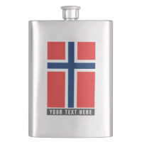 Bandeira norueguesa do presente feito sob