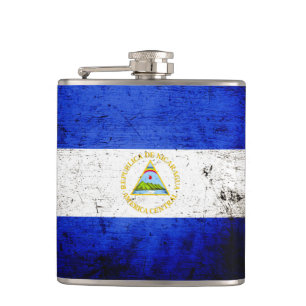 Cantil Bandeira preta de Nicarágua do Grunge