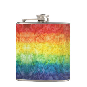Cantil Bandeira tie-dye da SlipperyJoe's arco-íris pressi