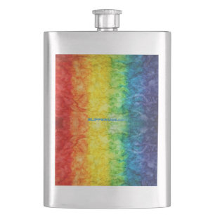 Cantil Bandeira tie-dye da SlipperyJoe's arco-íris pressi