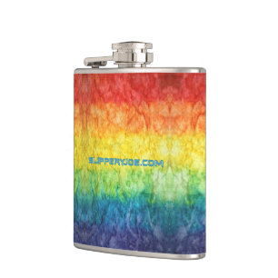 Cantil Bandeira tie-dye da SlipperyJoe's arco-íris pressi