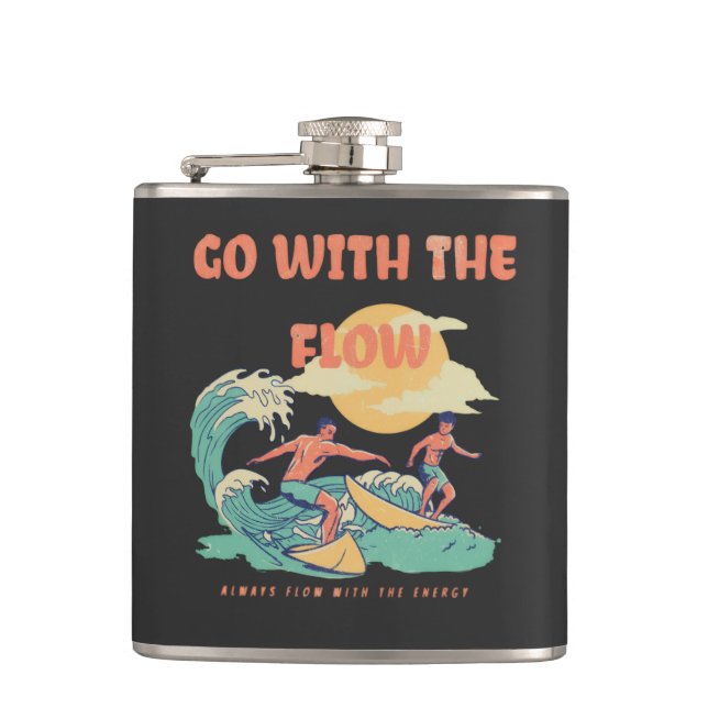 Cantil Bar/Kitchen Energy Flow Vinyl Wrapped Flask (Frente)