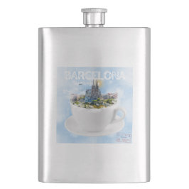 Cantil Barcelona em um Teacup - Sagrada Familia Skyline