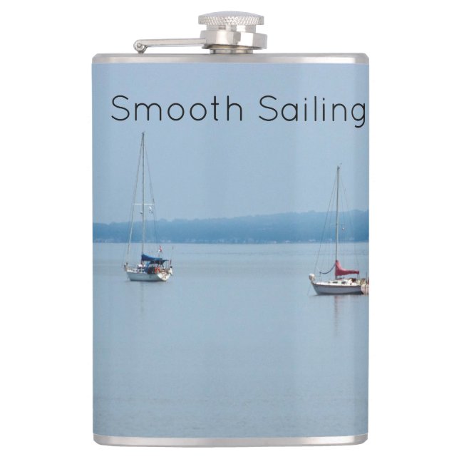 Cantil Barcos à vela no rio (Frente)