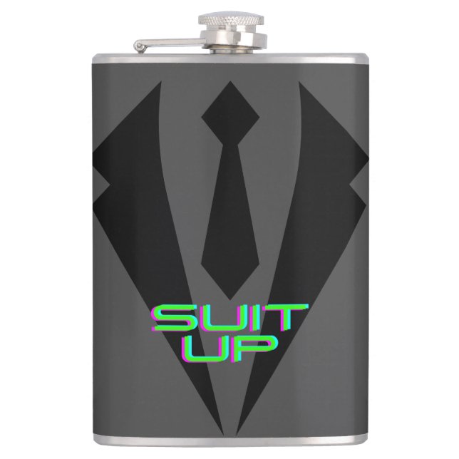 Cantil Barney Stinson "Suit Up" Flask (Frente)