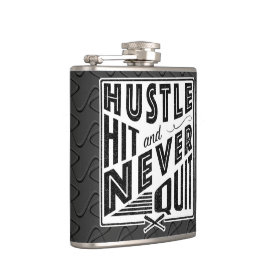 Cantil Baseball Hustle, Hit e Nunca Sair da Hip Flask