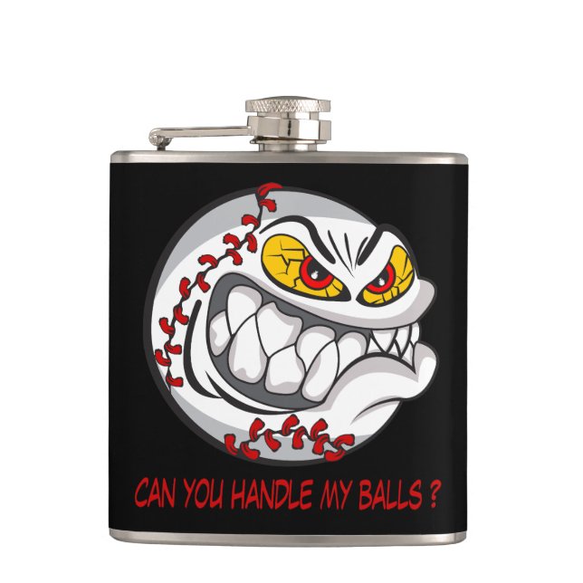 Cantil Baseball Preto Irritado (Frente)