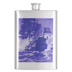 Cantil BATALHA DO PIRATE SHIP EM azul