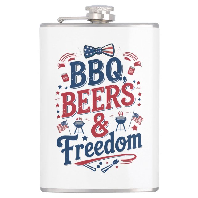 Cantil BBQ, Beers & Freedom – Retro 4th of July Vibes (Frente)