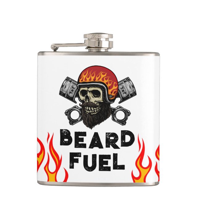 Cantil BEARD FUEL Engraçado Presente de Piada masculino (Frente)