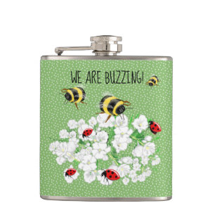 Cantil BEES e LadyBugs - Arte de LeahG Salvar as Abelhas