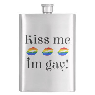 Cantil Beije-me Sou Gay (letras negras)