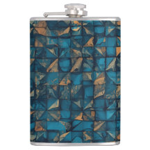 Bela Aparência de Patchwork em Teal Escuro