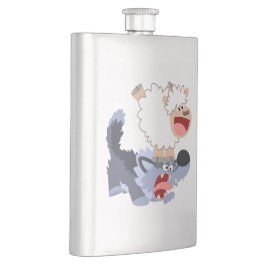 Cantil Bela peça de cartoon de ovelha e lobo clássico