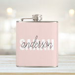 Cantil Beleza Rosa Moderna Pastel Personalizada Seu Nome<br><div class="desc">Beleza Rosa Moderna Pastel Personalizada Seu Nome</div>