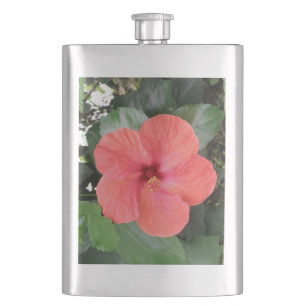 Cantil Belo Frasco de Flores Laranja Hibiscus
