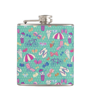 Cantil Belo Padrão Com Elementos De Verão