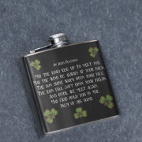 Bênção Irlandesa e Trevos Preto e Verde
