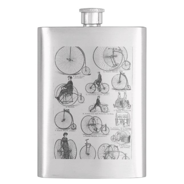 Cantil Bicicleta de Roda Alta Penny Farthing (Frente)