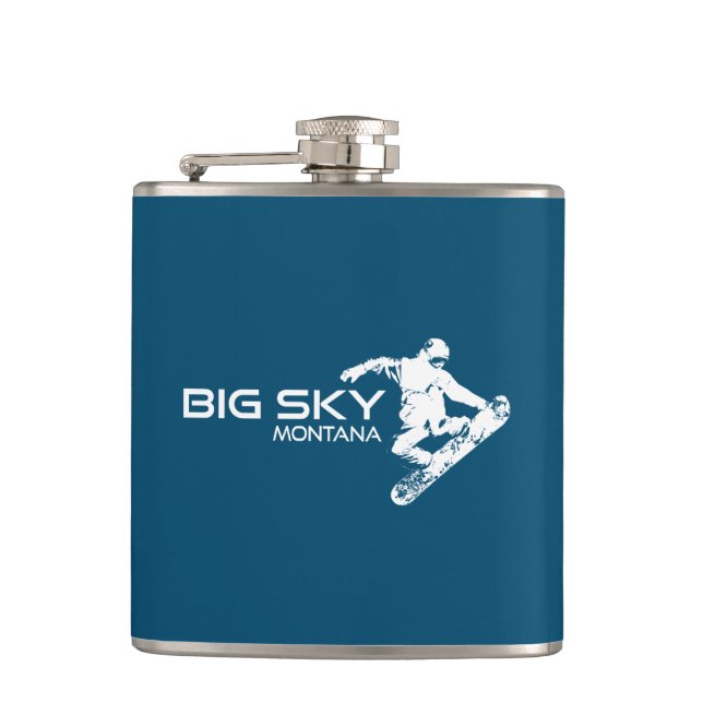 Cantil Big Sky Resort Montana Snowboarder (Frente)