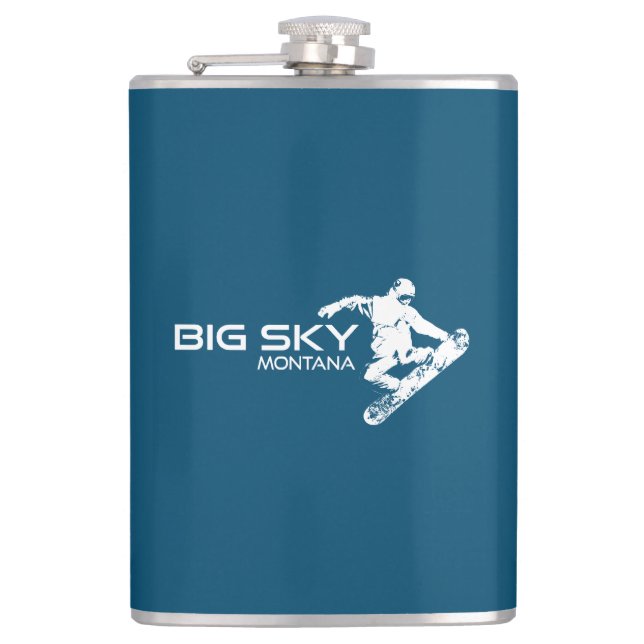 Cantil Big Sky Resort Montana Snowboarder (Frente)