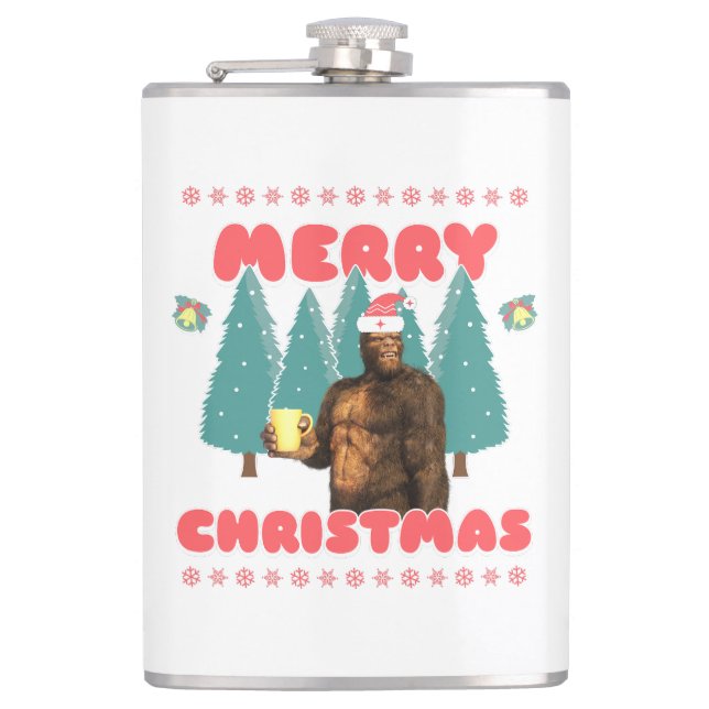 Cantil Bigfoot Engraçado - Feliz Natal (Frente)