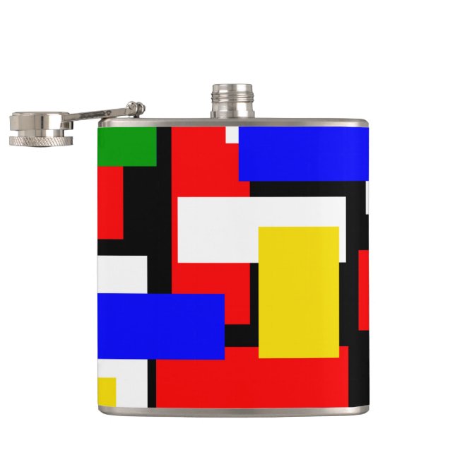 Cantil Blocos vermelhos, amarelos, pretos, azuis e verdes (Aberto)