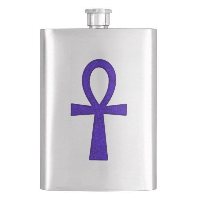 Cantil Blue Ankh Classic Flask (Frente)