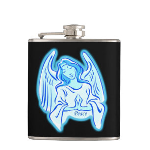 Cantil Blue Peace Angel Flask