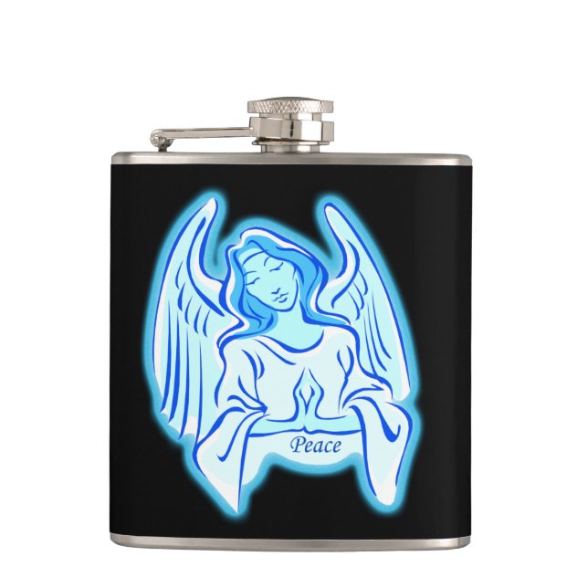 Cantil Blue Peace Angel Flask (Frente)