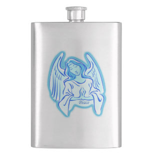 Cantil Blue Peace Angel Flask