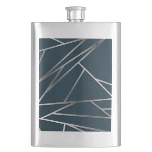 Cantil Blue Silver Modern Geométrico