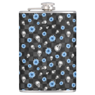 Cantil Blue Skulls and Sunflower Series Design 12