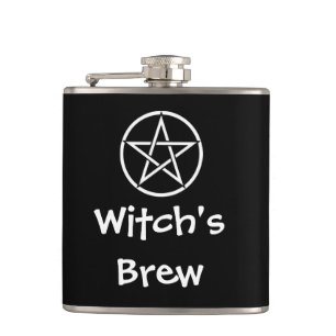Cantil Boca Wiccan Pagan Pentacle Flask