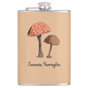 Cantil Boho Brown, Um Forageiro De Cogumelos Ilustrado Pe