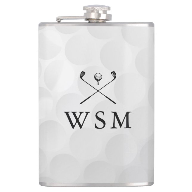 Cantil Bola de Golfe com Monograma Personalizado (Frente)