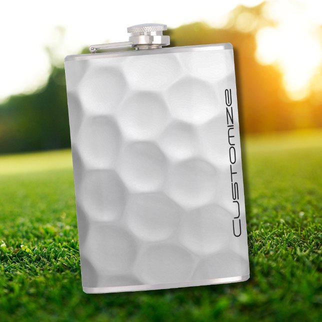 Cantil Bola de Golfe com Texto Personalizado (Criador carregado)