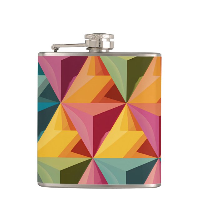 Cantil Bold Geometric Triangle Pattern  (Frente)