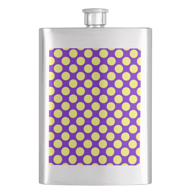 Cantil Bolinhas amarelas com STaylor de fundo roxo (Frente)