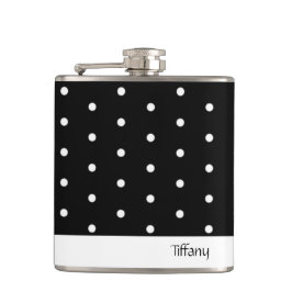 Cantil Bolinhas brancas e pretas