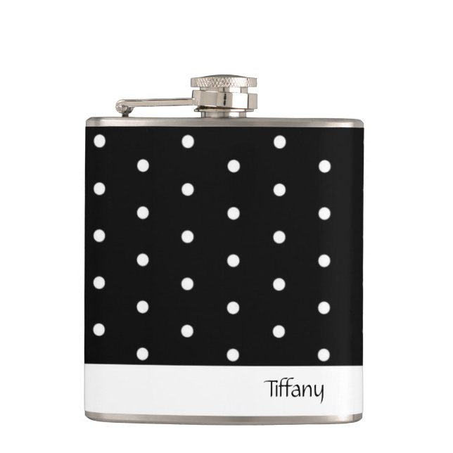 Cantil Bolinhas brancas e pretas (Frente)