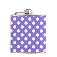 Bolinhas brancas no periwinkle