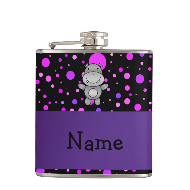 Cantil Bolinhas conhecidas personalizadas do roxo do (Frente)