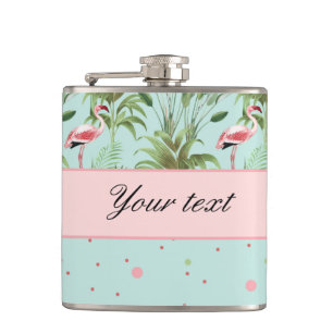 Cantil Bolinhas cor-de-rosa dos flamingos