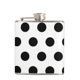 Cantil Bolinhas pretas em branco