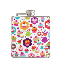 Bolo bonito do copo e pote do chá